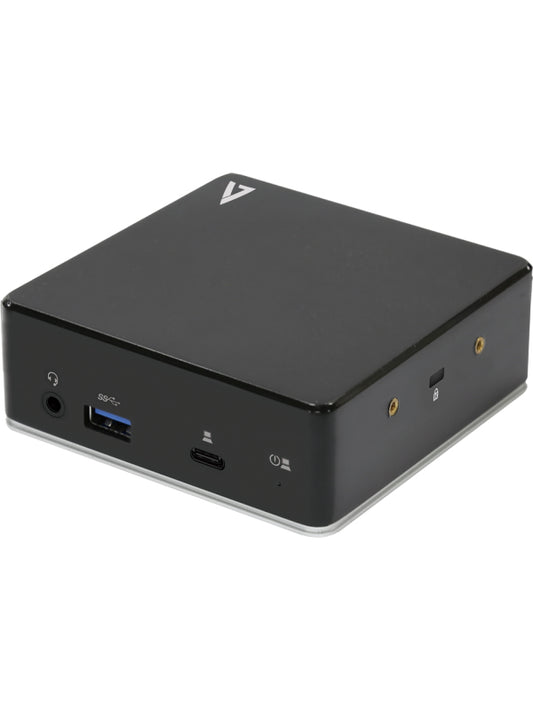 V7 - Docking Station universal USB-C con HDMI dual  audio combinado de 3 5 mm  Gigabit Ethernet  3 puertos USB 3.1 y PD de 85W