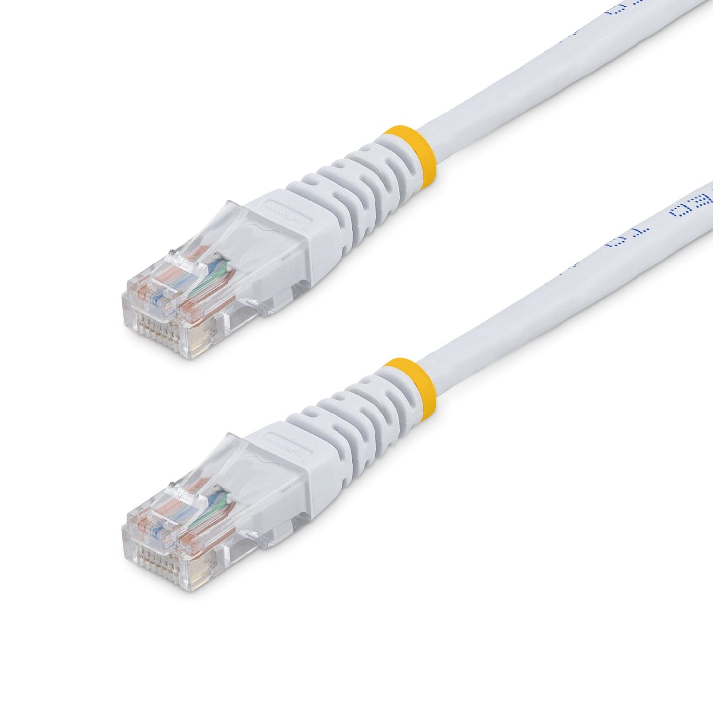 StarTech.com - Cable de Red Ethernet 15m UTP Patch Cat5e Cat 5e RJ45 Moldeado - Blanco