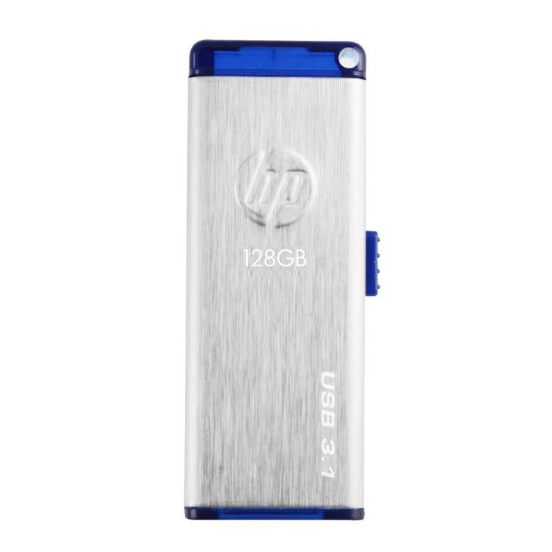 HP - x730w unidad flash USB 128 GB USB tipo A 3.2 Gen 1 (3.1 Gen 1) Azul  Acero inoxidable