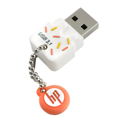 HP - x778w unidad flash USB 64 GB USB tipo A 3.2 Gen 1 (3.1 Gen 1) Naranja  Blanco