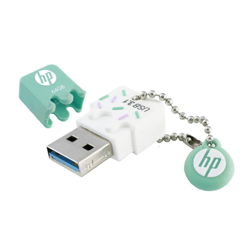 HP - x778w unidad flash USB 64 GB USB tipo A 3.2 Gen 1 (3.1 Gen 1) Verde  Blanco