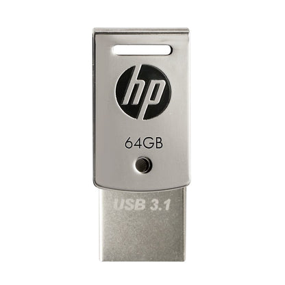 HP - x5000m unidad flash USB 64 GB USB Type-A / USB Type-C 3.2 Gen 1 (3.1 Gen 1) Acero inoxidable