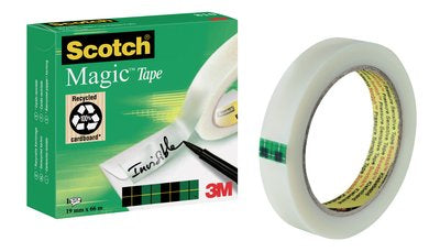 Scotch - Magic Tape 810 66 m Fibra  Papel