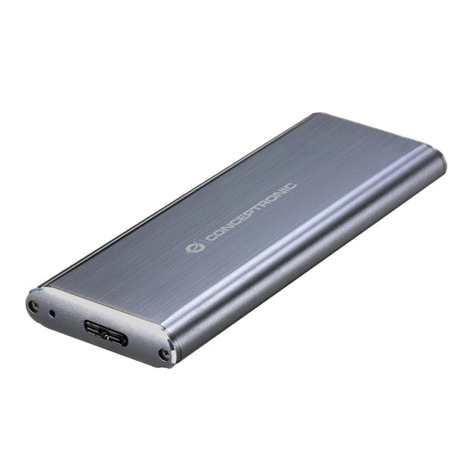 Conceptronic - DDE03G caja para disco duro externo Caja externa para unidad de estado sólido (SSD) Gris M.2