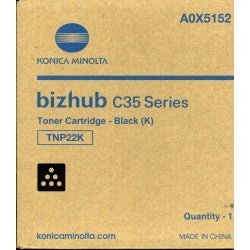 Konica Minolta - TNP22K cartucho de tóner 1 pieza(s) Original Negro