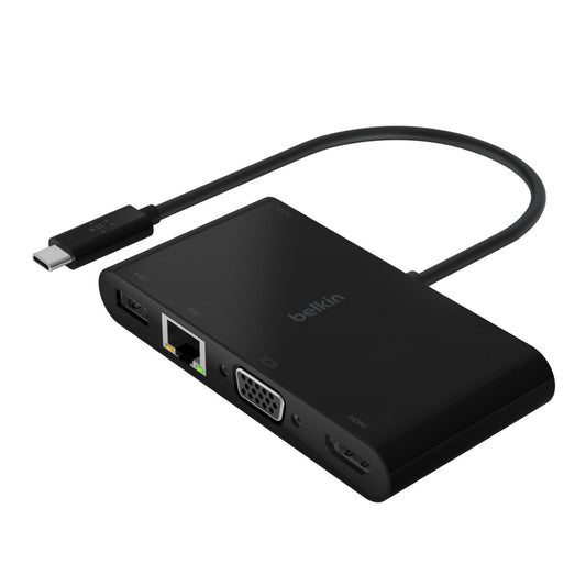 Belkin - AVC004BTBK base para portátil y replicador de puertos USB 3.2 Gen 1 (3.1 Gen 1) Type-C Negro