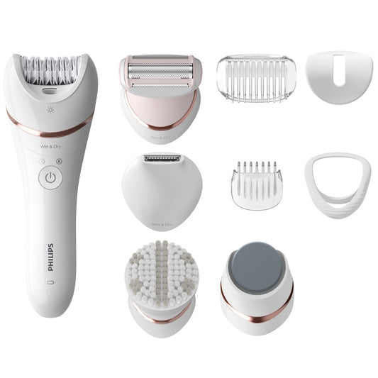 Philips - Epilator Series 8000 BRE740/10 Depiladora Wet & Dry