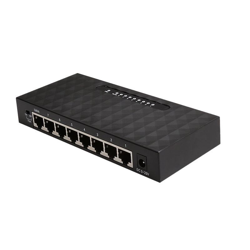 iggual - GES8000 No administrado Gigabit Ethernet (10/100/1000) Negro