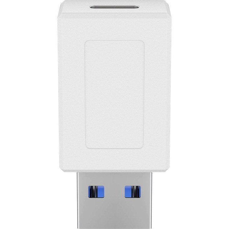 Goobay - 55225 cambiador de género para cable USB-C USB 3.0 (type A) Blanco