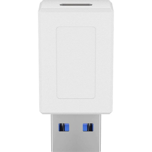 Goobay - 55225 cambiador de género para cable USB-C USB 3.0 (type A) Blanco