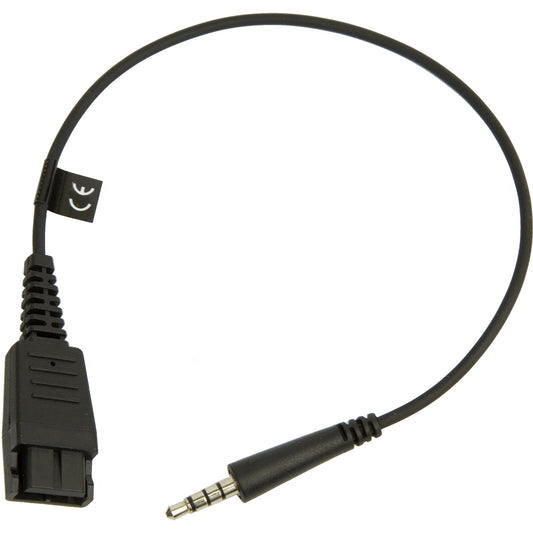 Jabra - 8800-00-99 cambiador de género para cable Quick Disconnect (QD) 3 5 mm Negro