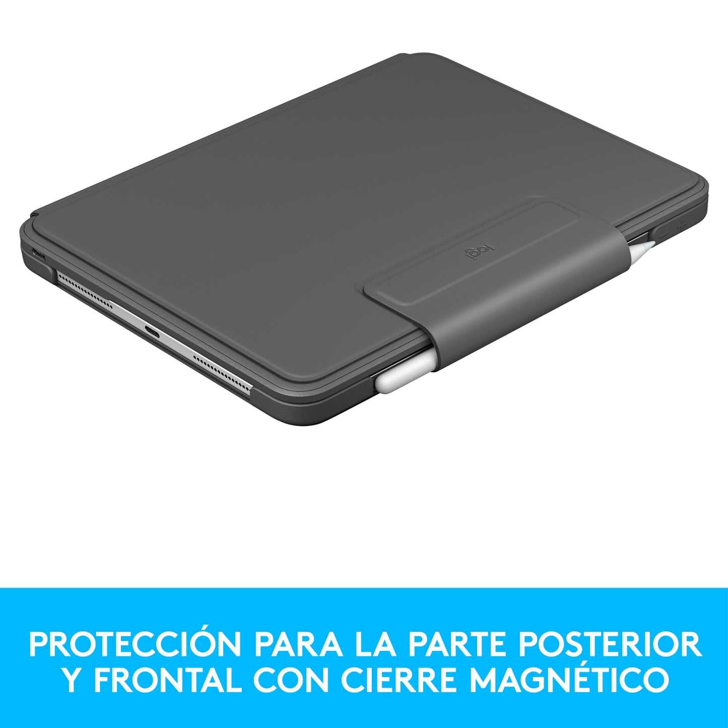 Logitech - Slim Folio Pro Grafito Bluetooth QWERTY Español