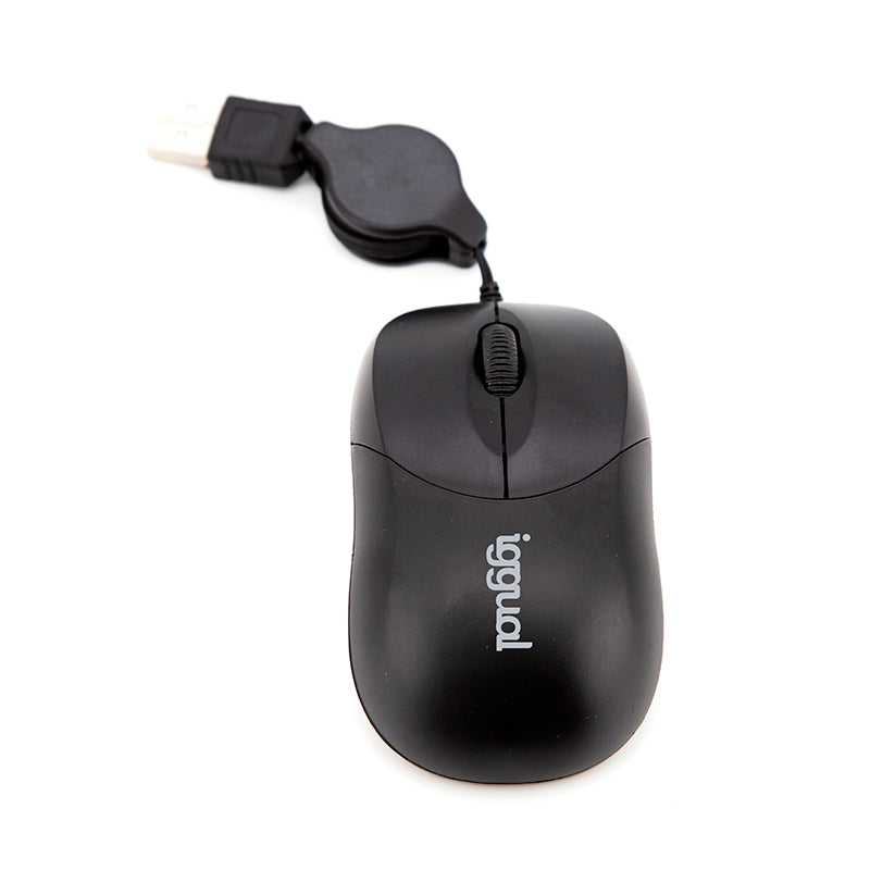 iggual - IGG316832 ratón Oficina Ambidextro USB tipo A 800 DPI