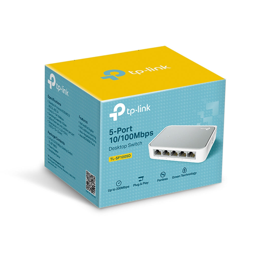 TP-Link - TL-SF1005D switch No administrado Fast Ethernet (10/100)