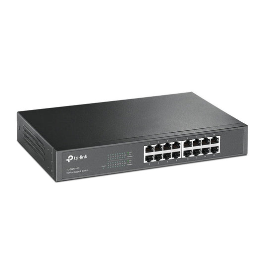 TP-Link - TL-SG1016D No administrado Gigabit Ethernet (10/100/1000) Negro