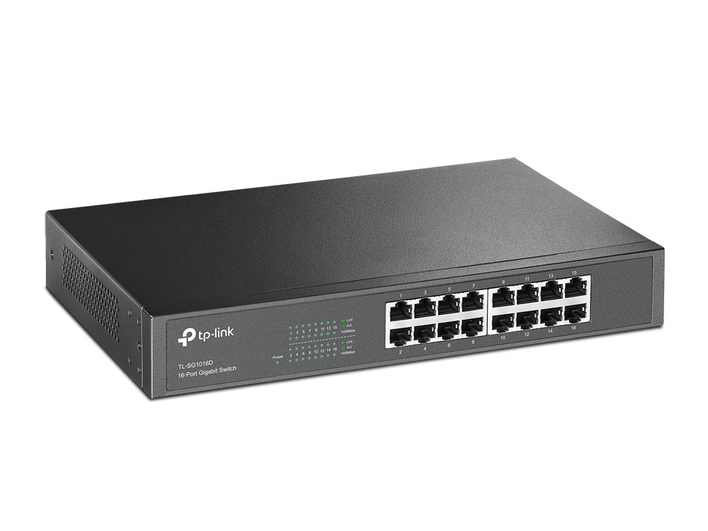 TP-Link TL-SG1016D Switch 16 Puertos Gigabit 10/100/1000Mbps 1 pieza(s)