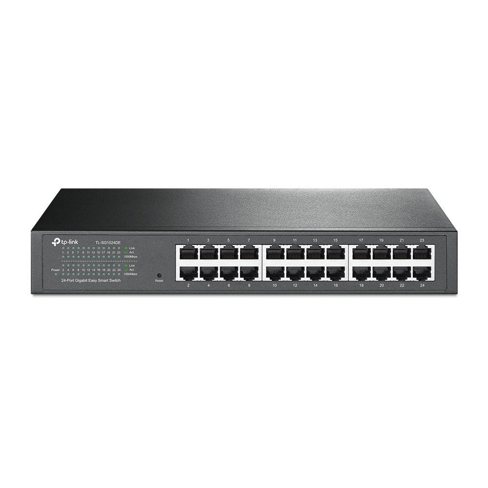 TP-Link - TL-SG1024DE Gestionado L2 Gigabit Ethernet (10/100/1000) 1U Negro