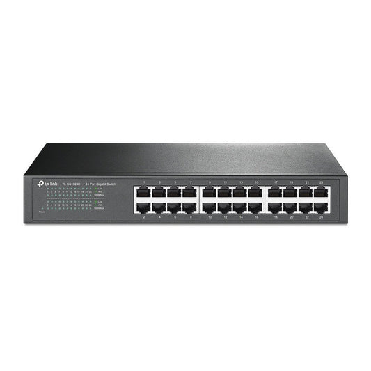 TP-Link - TL-SG1024D No administrado Gigabit Ethernet (10/100/1000) Gris