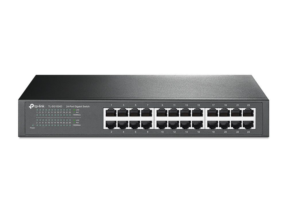 TP-Link TL-SG1024D Switch 24 Puertos Gigabit Rack 19" 1 pieza(s)