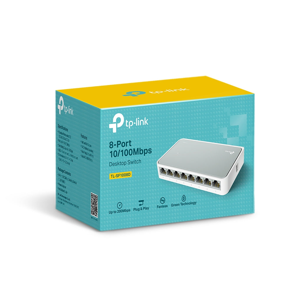 TP-Link TL-SF1008D Switch Sobremesa 8 Puertos a 10/100Mbps 1 pieza(s)