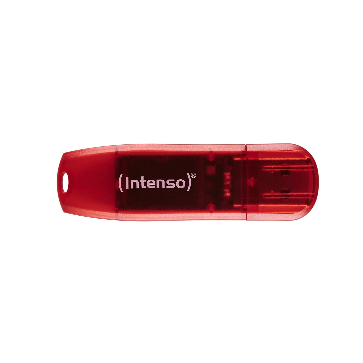 Intenso - Rainbow Line unidad flash USB 128 GB USB tipo A 2.0 Rojo  Transparente