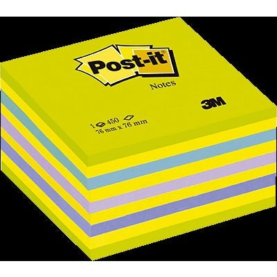 Post-It - POS CUBO NOTAS 76X76 450H AZ/VE 2028NB