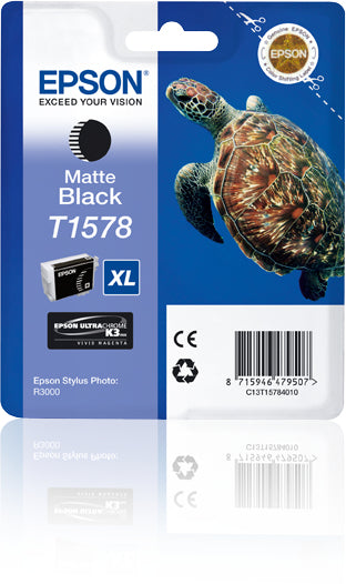 Epson Turtle Cartucho T1578 negro mate