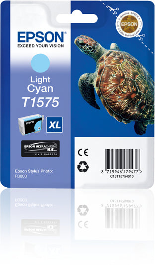 Epson Turtle Cartucho T1575 cian claro