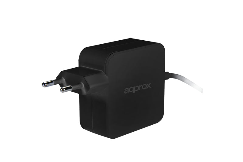 Approx - appA45C adaptador e inversor de corriente Interior 45 W Negro