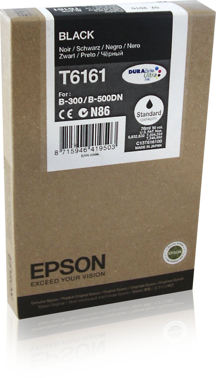 Epson Cartucho T616 negro 3k