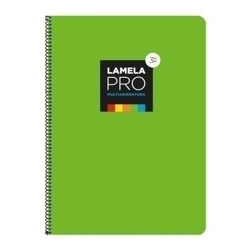 Lamela - LAMELA BLOC t.DURA Fº 100h CDV. 3 VERDE - Pack de 5 unidades