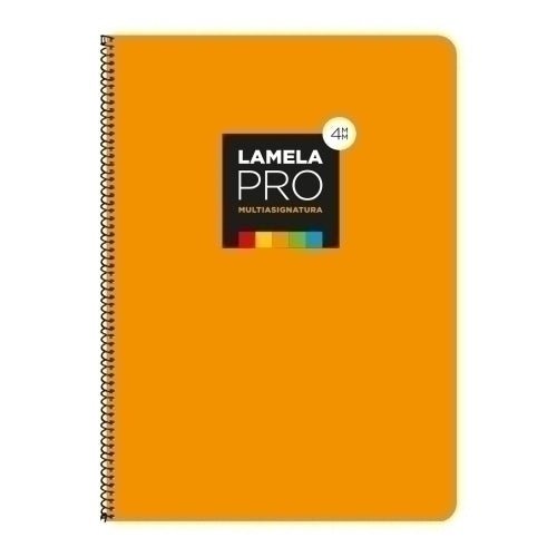 Lamela - LAMELA BLOC t.DURA Fº 100h CDV. 4 NARANJ - Pack de 5 unidades