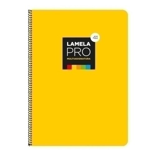 Lamela - LAMELA BLOC t.DURA Fº 100h CDV. 4 AMARIL - Pack de 5 unidades