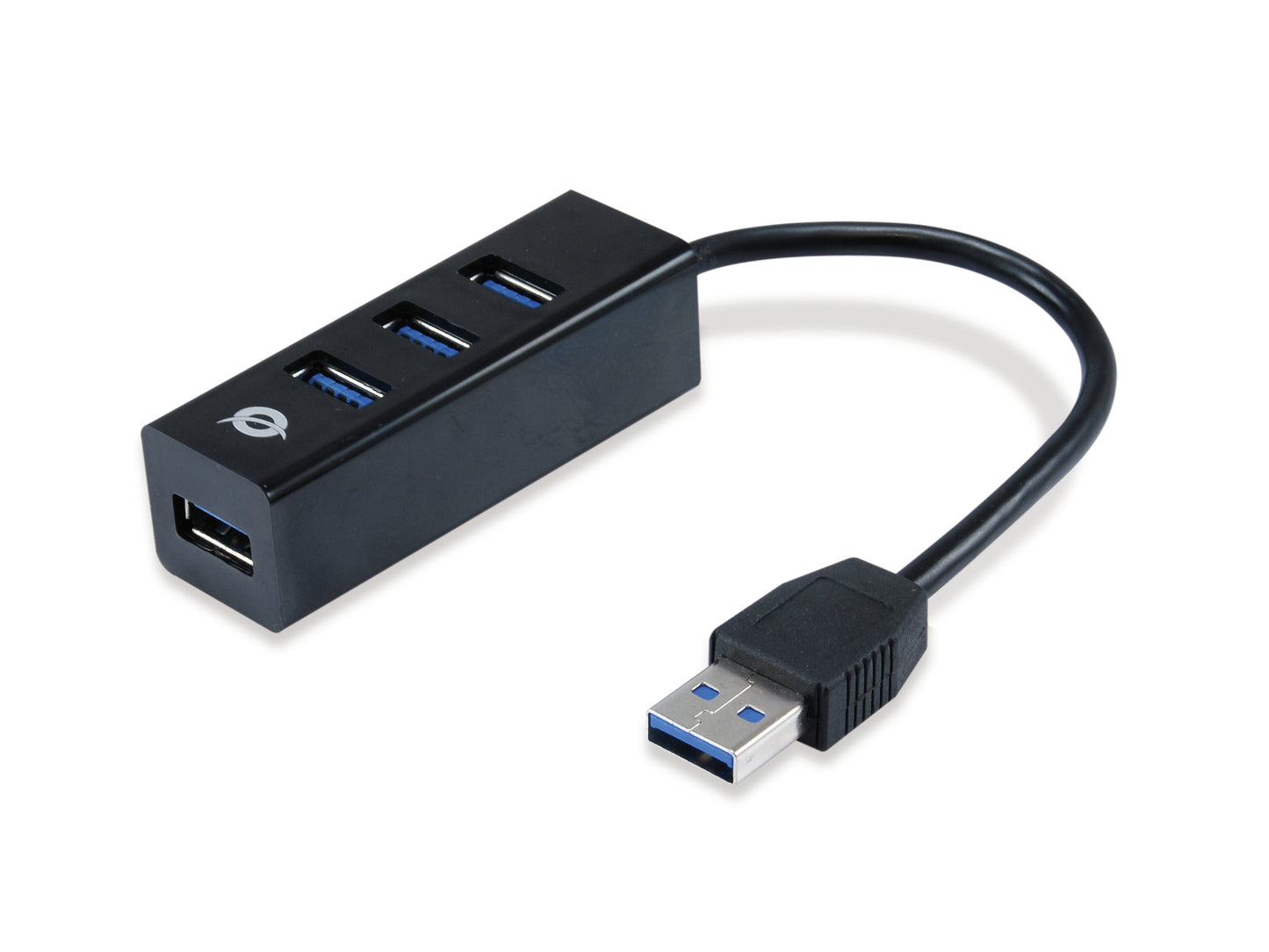 Conceptronic - HUBBIES04B hub de interfaz USB 3.2 Gen 1 (3.1 Gen 1) Type-A 5000 Mbit/s Negro