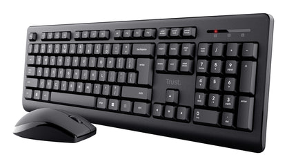 Trust - Primo teclado Ratón incluido RF inalámbrico QWERTY Español Negro