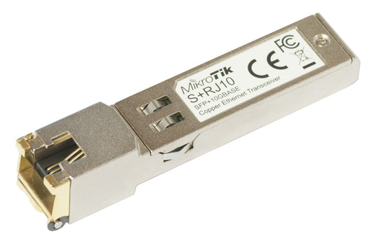 Mikrotik - S+RJ10 red modulo transceptor 10000 Mbit/s SFP+