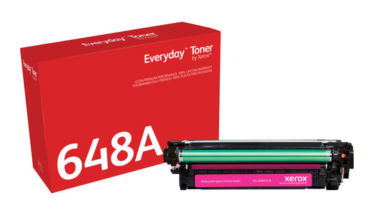 Everyday El tóner ™ Magenta de Xerox es compatible con HP 648A (CE263A), Capacidad estándar