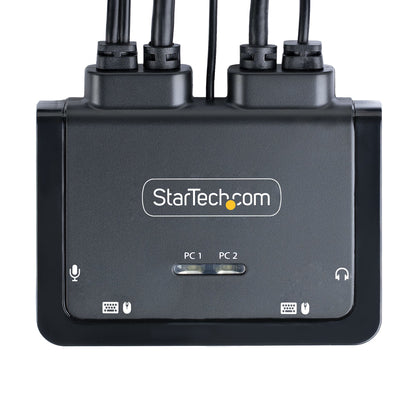 StarTech.com - C2-D46-UC2-CBL-KVM interruptor KVM Negro