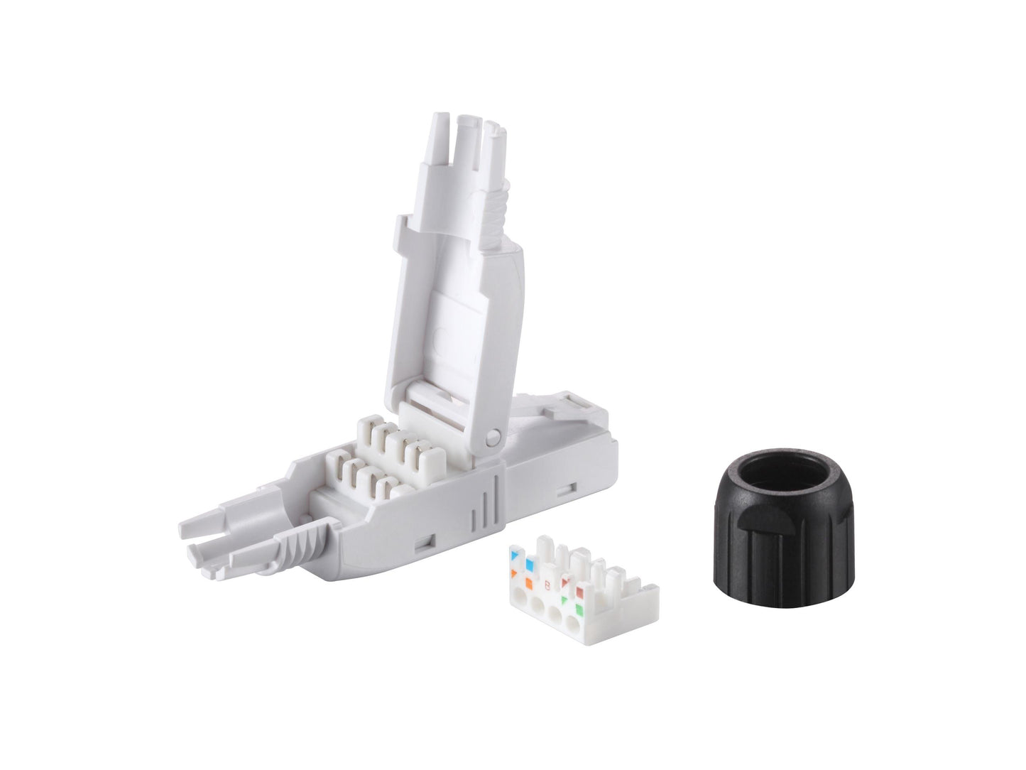 Equip - 121162 conector RJ-45 Negro  Blanco