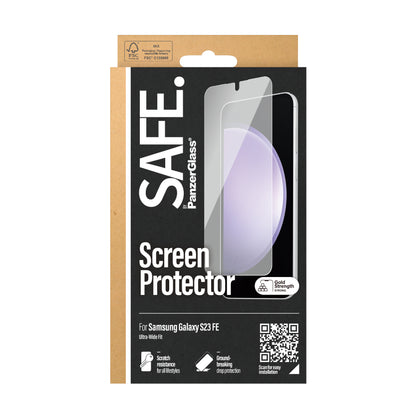 PanzerGlass - SAFE. Screen Protector Samsung Galxy S23 FE Ultra-Wide Fit Protector de pantalla 1 pieza(s)