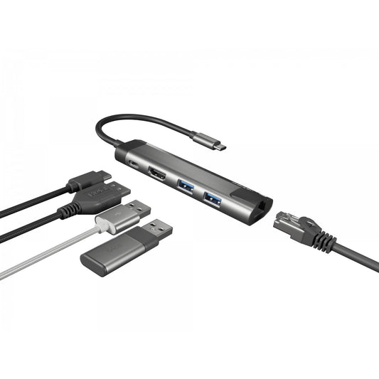 NATEC - Fowler Go USB 3.2 Gen 1 (3.1 Gen 1) Type-C Acero inoxidable