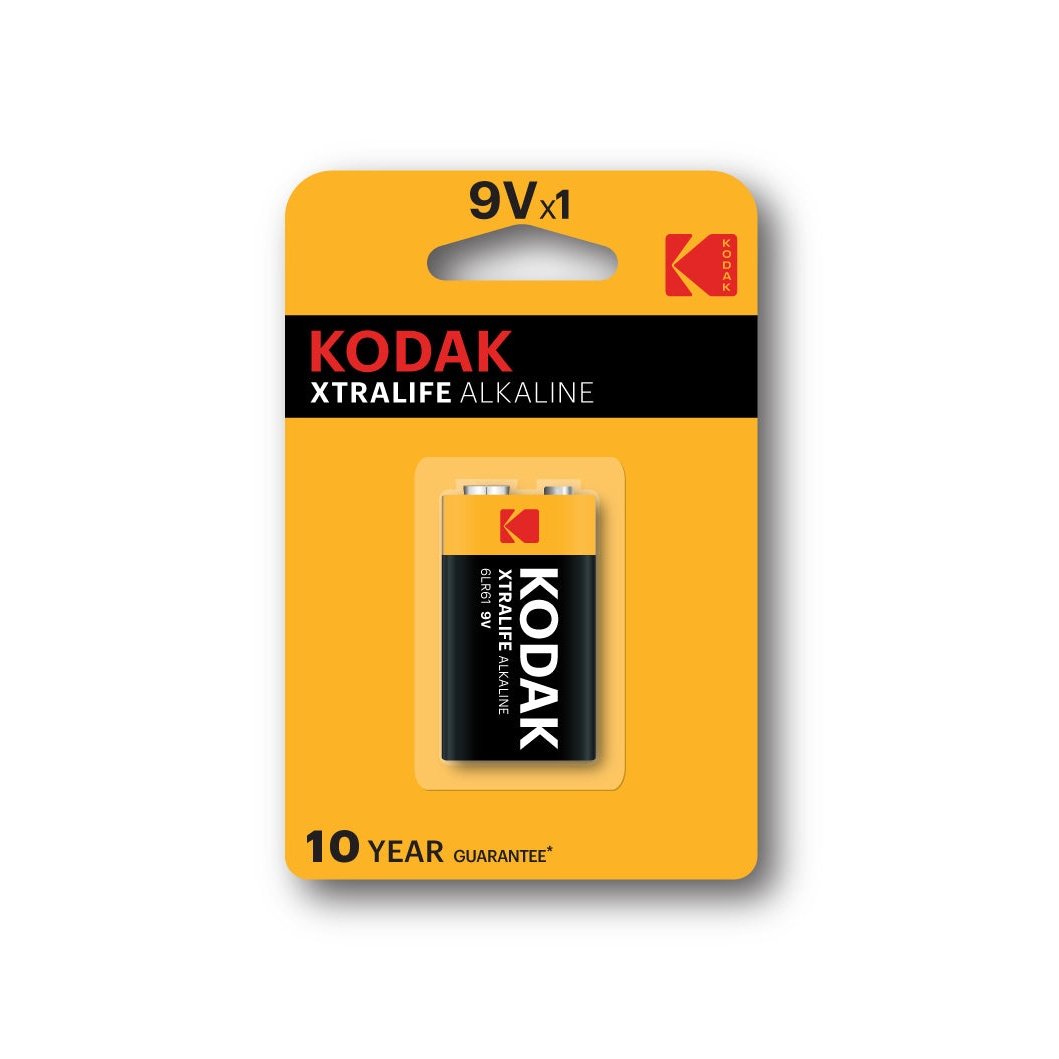 Kodak - Xtralife Batería de un solo uso 9V Alcalino