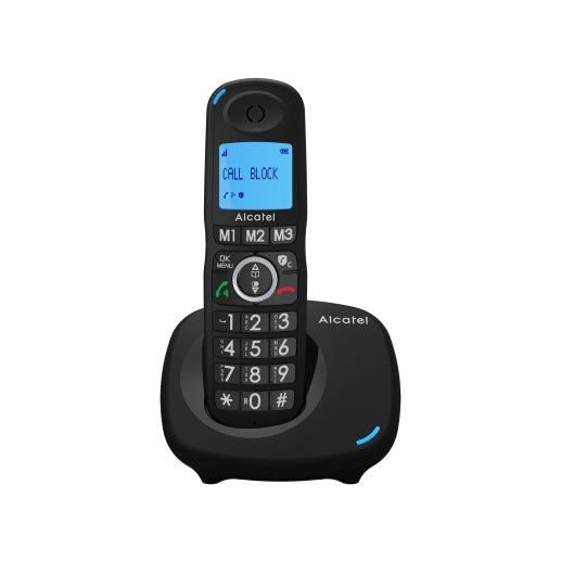 Alcatel - XL535 DUO Identificador de llamadas Negro