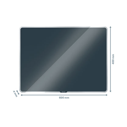 Leitz - 70420089 pizarrón blanco 600 x 400 mm Vidrio Magnético