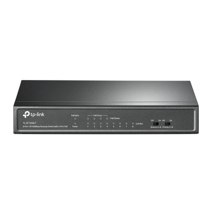 TP-Link - TL-SF1008LP switch No administrado Fast Ethernet (10/100) Energía sobre Ethernet (PoE) Negro