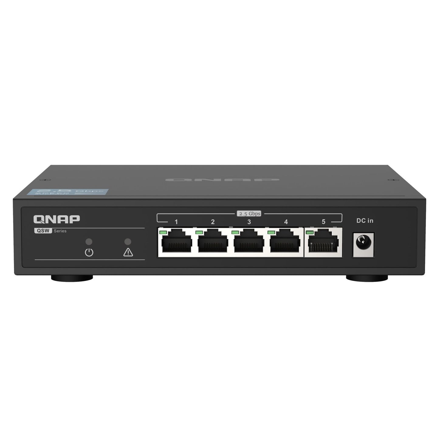 QNAP - QSW-1105-5T switch No administrado Gigabit Ethernet (10/100/1000) Negro