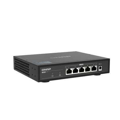 QNAP - QSW-1105-5T switch No administrado Gigabit Ethernet (10/100/1000) Negro