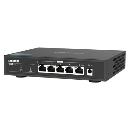 QNAP - QSW-1105-5T switch No administrado Gigabit Ethernet (10/100/1000) Negro