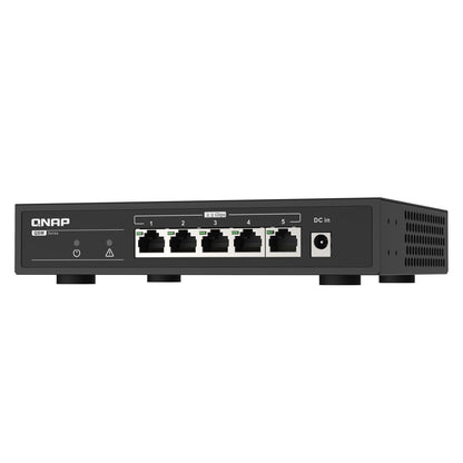 QNAP - QSW-1105-5T switch No administrado Gigabit Ethernet (10/100/1000) Negro