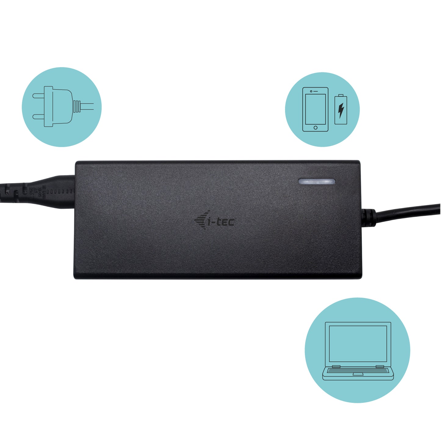 i-tec - Universal Charger USB-C PD 3.0 + 1x USB-A  77 W